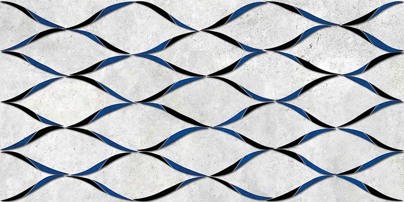 Carrelage Apavisa Kangen White Wave naturelle 50x100