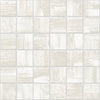 Carrelage Apavisa Kroma White naturelle Mosaïque 5x5 sur trame 30x30
