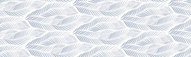 Carrelage Apavisa Leaves Blue brillante 30x100