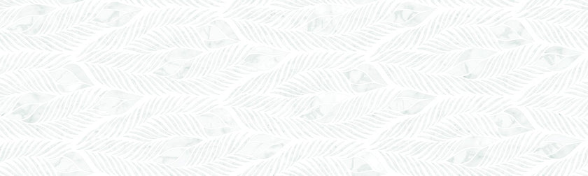 Carrelage Apavisa Leaves White brillante 30x100