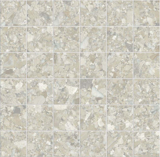 Carrelage Apavisa Momentum Beige naturelle Mosaïque 5x5 sur trame 30x30