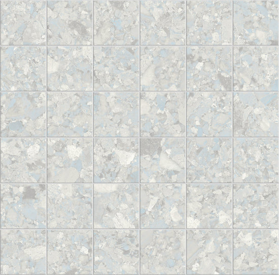 Carrelage Apavisa Momentum Blue naturelle Mosaïque 5x5 sur trame 30x30