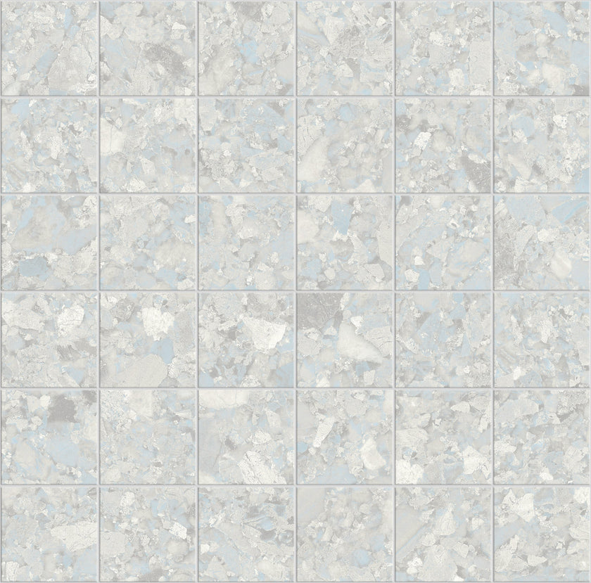 Carrelage Apavisa Momentum Blue naturelle Mosaïque 5x5 sur trame 30x30