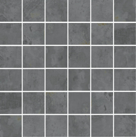 Carrelage Apavisa Mood Black naturelle Mosaïque 5x5 sur trame 30x30