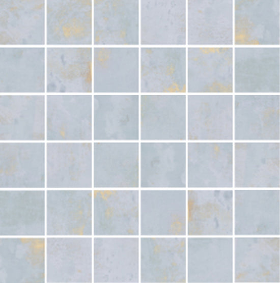 Carrelage Apavisa Mood Blue naturelle Mosaïque 5x5 sur trame 30x30