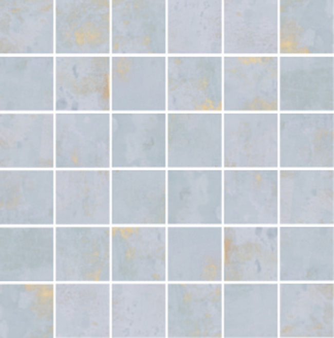 Carrelage Apavisa Mood Blue naturelle Mosaïque 5x5 sur trame 30x30