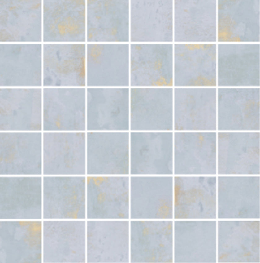 Carrelage Apavisa Mood Blue naturelle Mosaïque 5x5 sur trame 30x30
