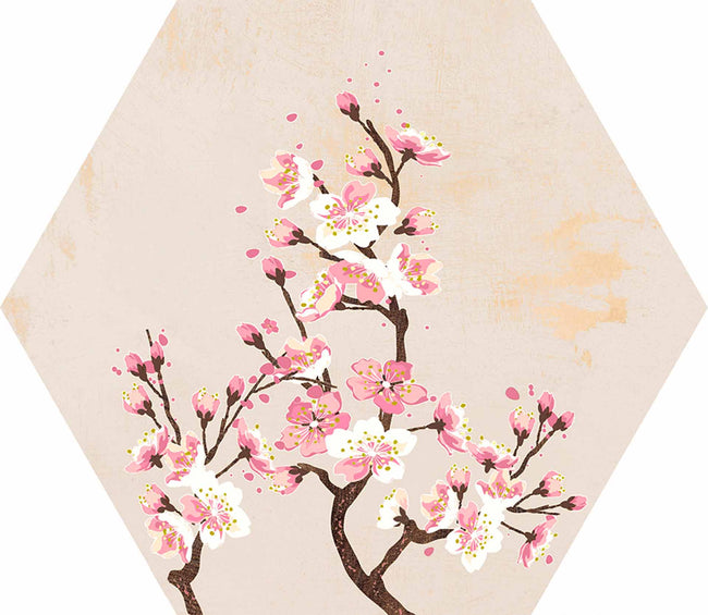 Carrelage Apavisa Mood Ivory décor Hexagone 25x30