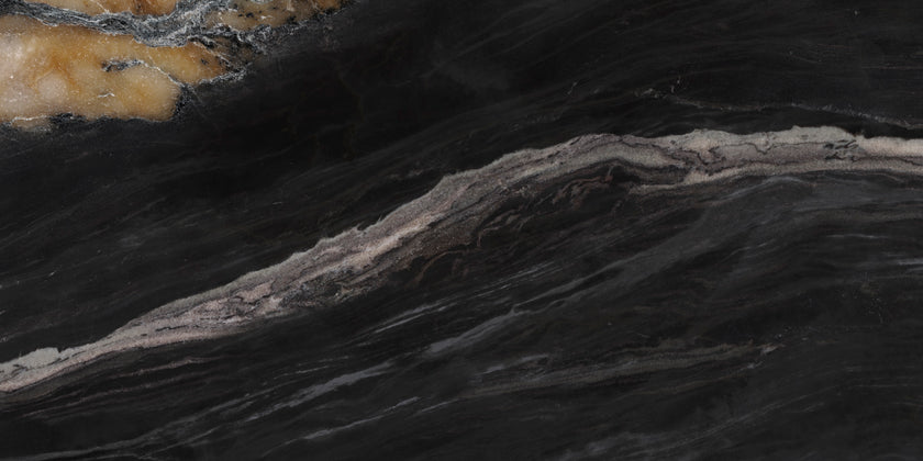 Carrelage Apavisa Noir Velvet Mix polie 60x120