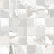 Carrelage Apavisa Oleo White naturelle Mosaïque 5x5 sur trame 30x30