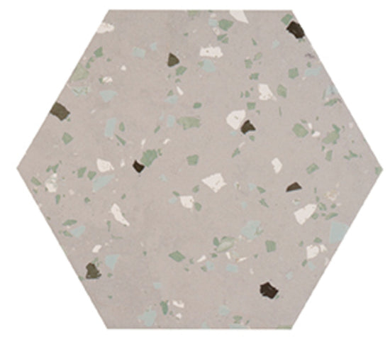 Carrelage Apavisa South Grey naturelle Hexagone 25x30