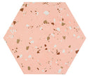 Carrelage Apavisa South Pink naturelle Hexagone 25x30