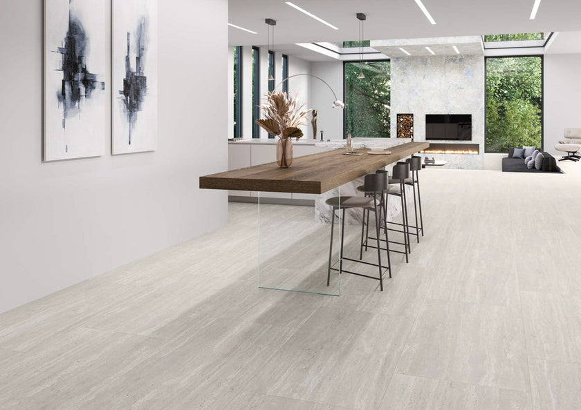 Ambiance carrelage Apavisa Travertino