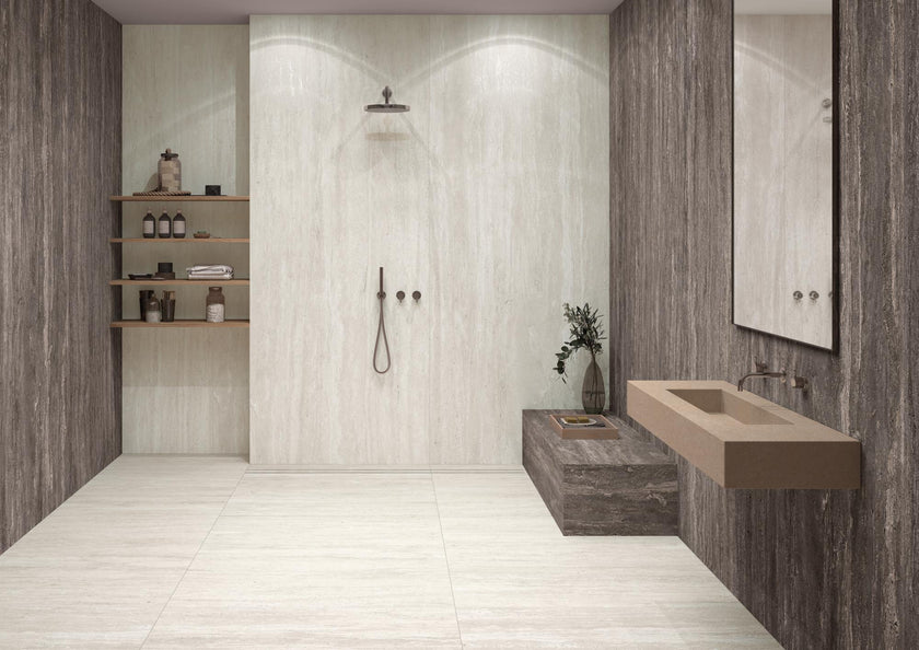 Ambiance carrelage Apavisa Travertino