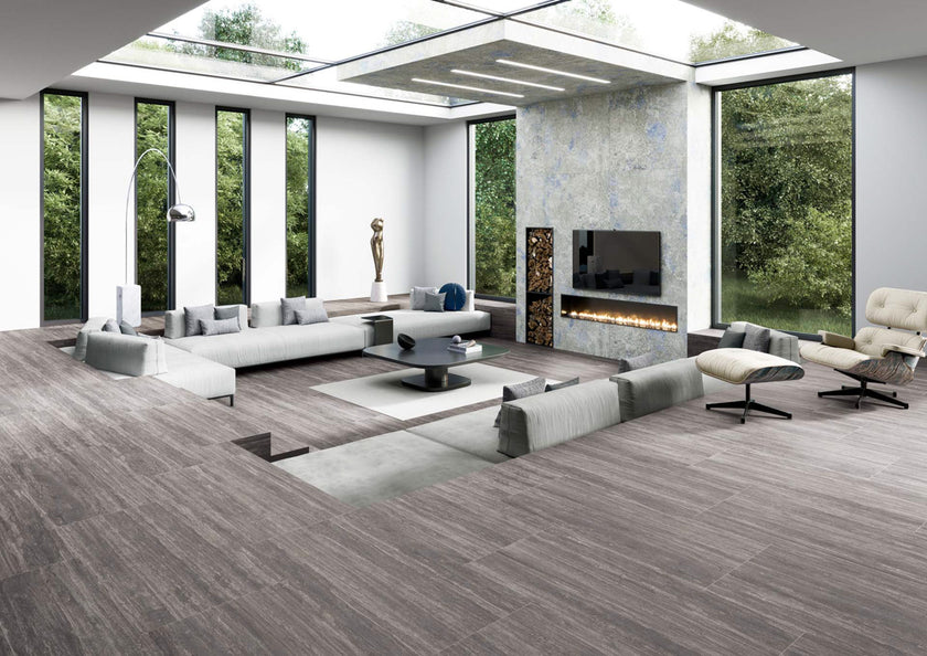 Ambiance carrelage Apavisa Travertino
