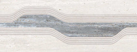 Carrelage Apavisa Travertino Blue décor 45x120