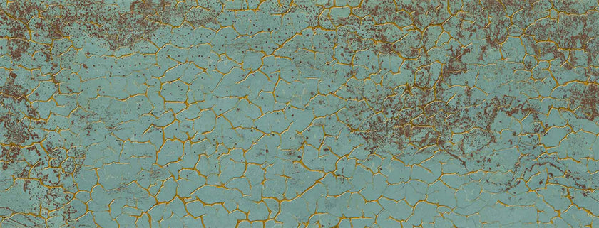 Carrelage Apavisa Zinc Green Gold crack 45x120