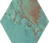 Carrelage Apavisa Zinc Green naturelle Hexagone 25x30