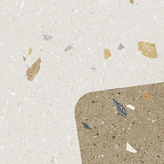 ARCANA Croccante Barchetto Multicolor — carrelage effet terrazzo