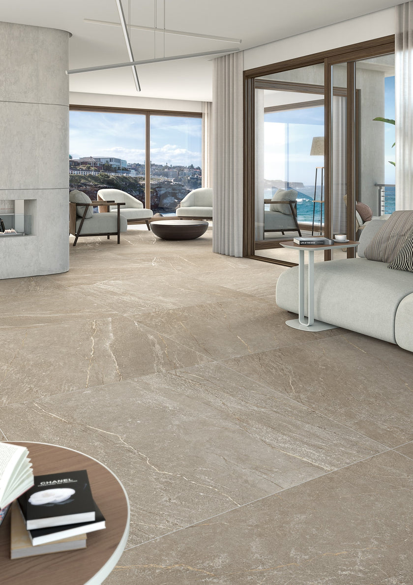 ARCANA Betilo en situation — carrelage effet pierre