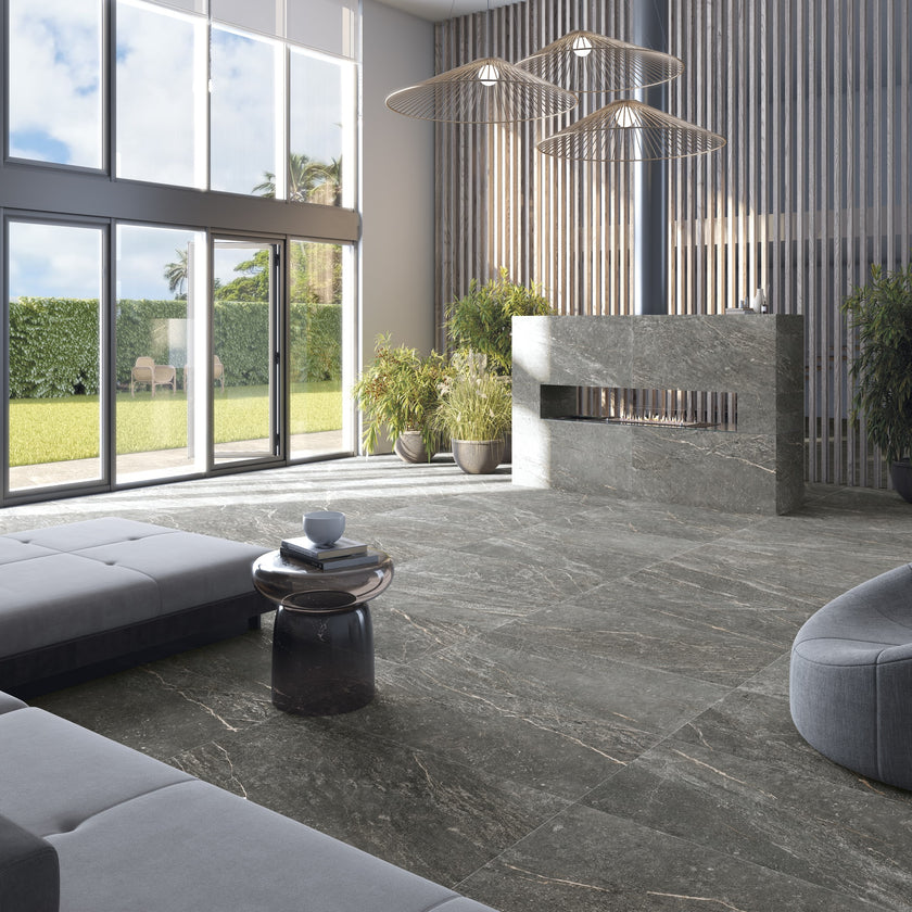 ARCANA Betilo en situation — carrelage effet pierre