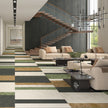 ARCANA Black&Cream en situation — carrelage effet pierre