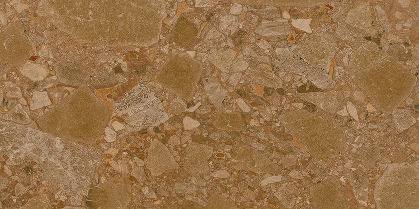 ARCANA Black&Cream Brown Wash — carrelage effet pierre