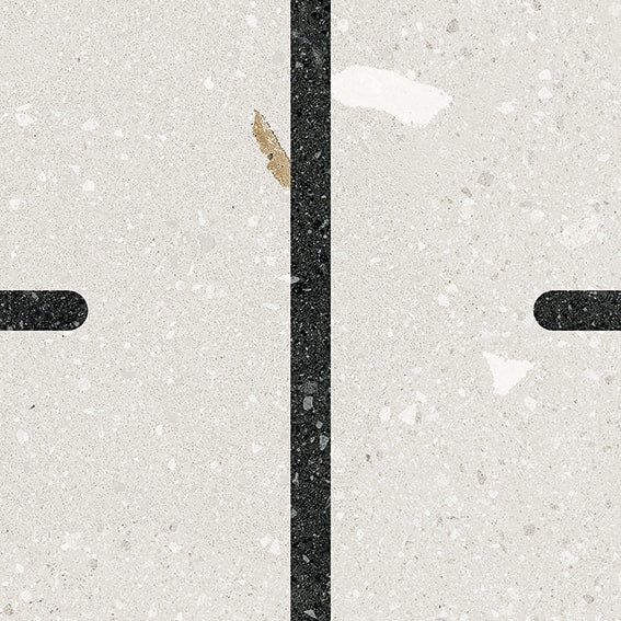 ARCANA Croccante Cannoli Grafito — carrelage effet terrazzo