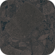 ARCANA Black&Cream Chec.Round.Black Space — carrelage effet pierre