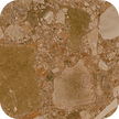 ARCANA Black&Cream Chec.Round.Brown Wash — carrelage effet pierre