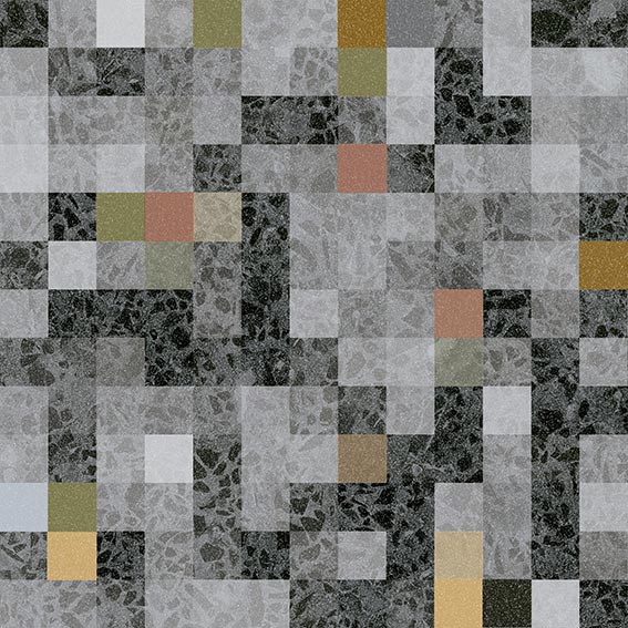 ARCANA Stracciatella Granella Grafito — carrelage effet terrazzo