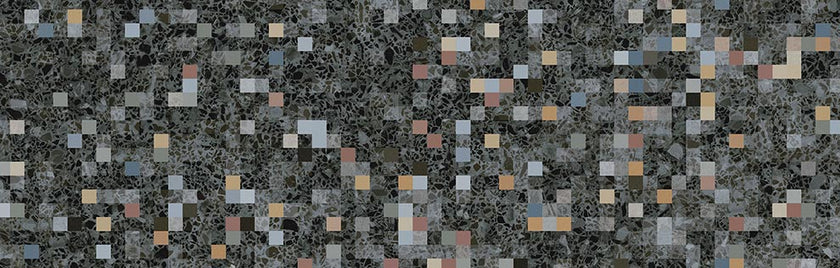 ARCANA Zaletti Pixel Grafito — carrelage effet terrazzo