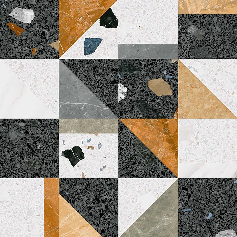 ARCANA Stracciatella Stellato Multicolor — carrelage effet terrazzo