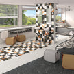 ARCANA Stracciatella en situation — carrelage effet terrazzo