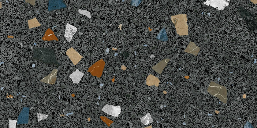 ARCANA Stracciatella Grafito — carrelage effet terrazzo