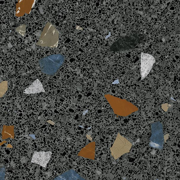 ARCANA Stracciatella Grafito — carrelage effet terrazzo