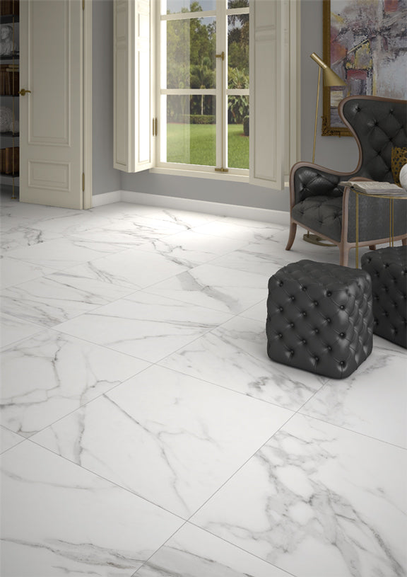 ARCANA Thalassa en situation — carrelage effet marbre