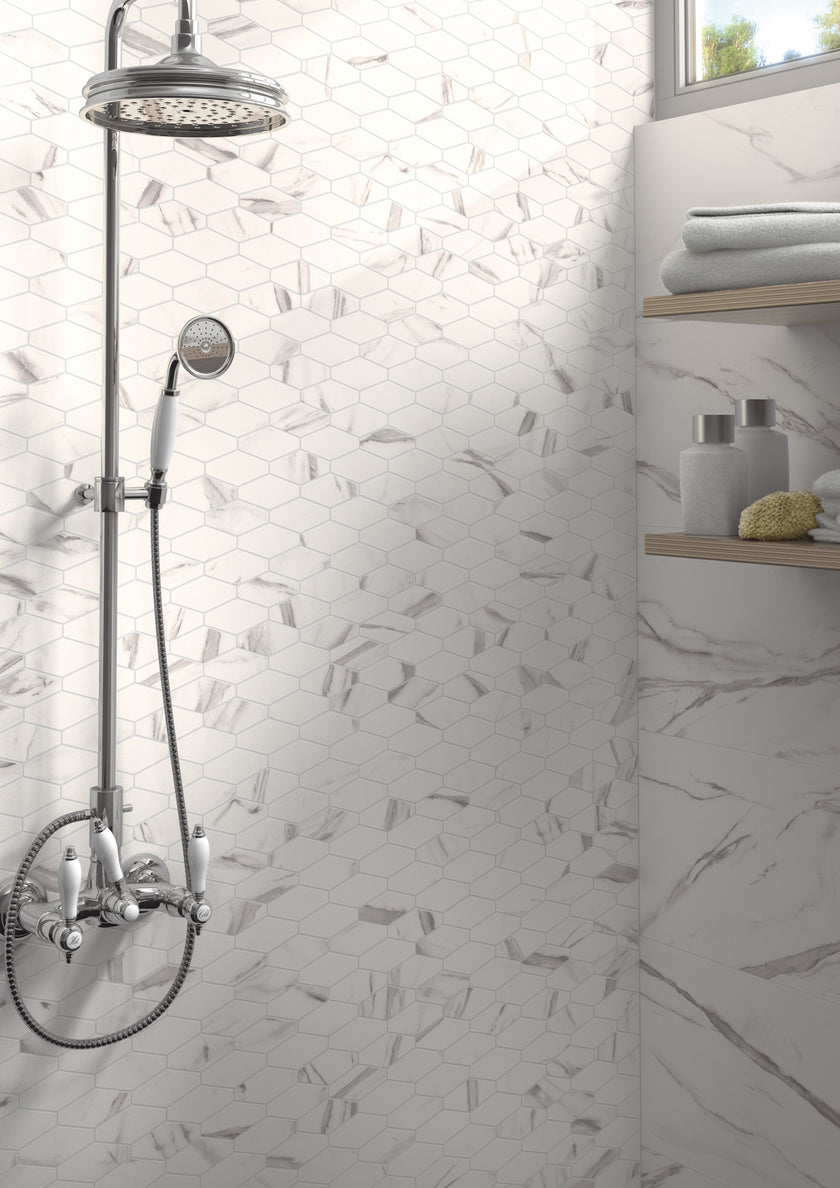 ARCANA Thalassa en situation — carrelage effet marbre