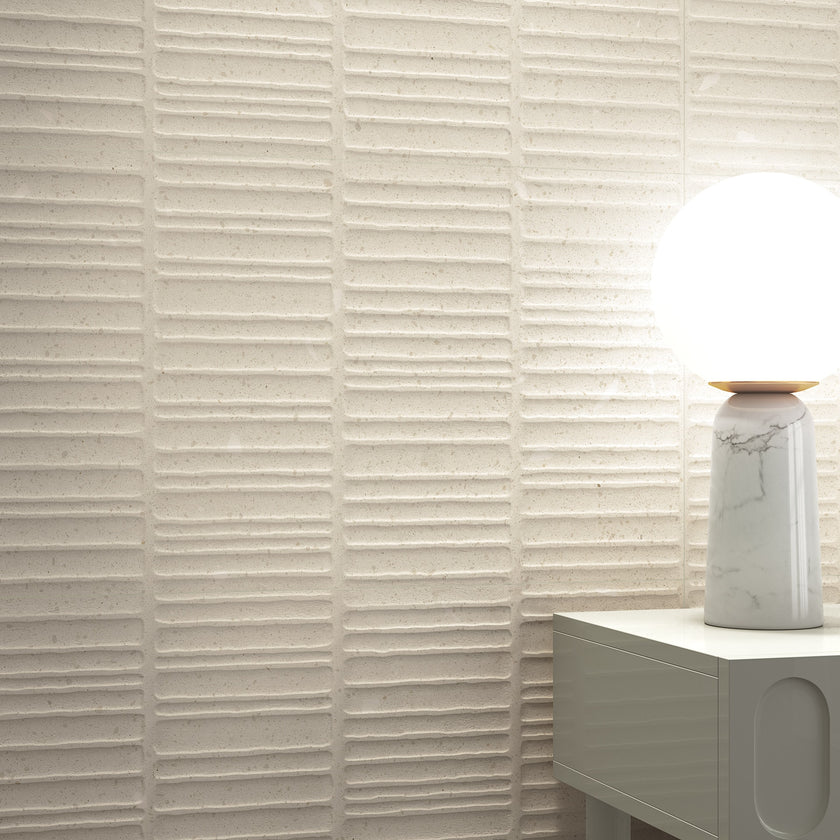 ARCANA Topping en situation — carrelage effet terrazzo