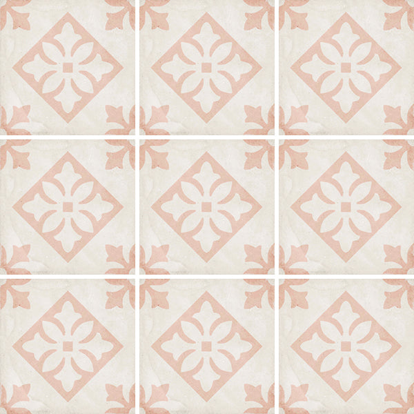 Carrelage Art Nouveau 20 x 20 cm Pàdua Pink