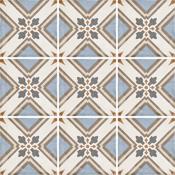 Carrelage Art Nouveau 20 x 20 cm Turin Colour