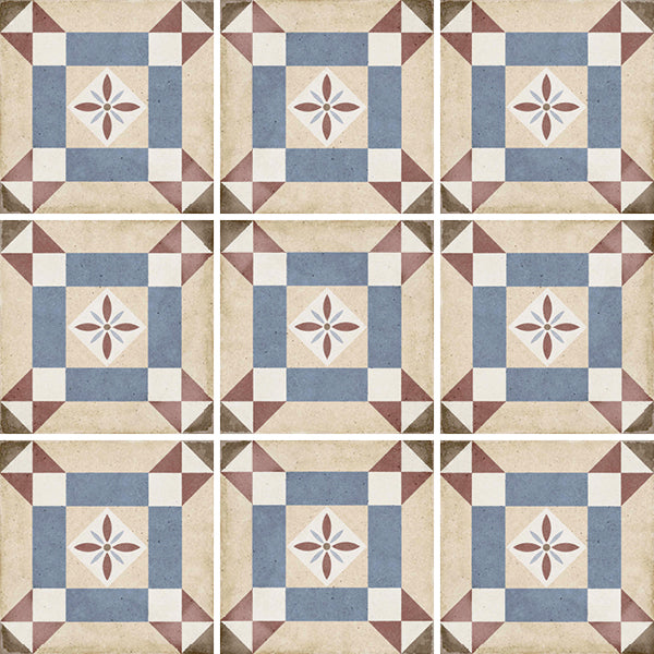 Carrelage Art Nouveau 20 x 20 cm Lys Colour