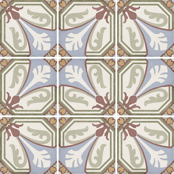 Carrelage Art Nouveau 20 x 20 cm Viena Colour