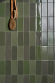 Ambiance carrelage 41ZERO42 Cosmo Brick Verde brillant