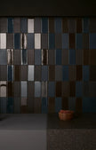 Carreau 41ZERO42 Cosmo Brick Blu-Nero brillant 6,5x15,5