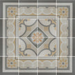 Carrelage Caprice 20 x 20 cm Burgundy