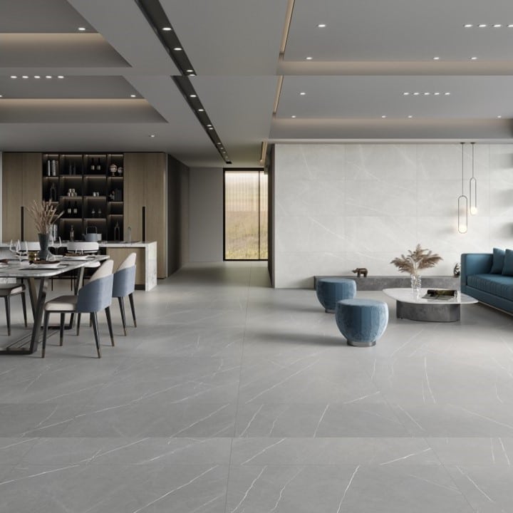 Carrelage aspect béton - alure grey satinado - 100X100