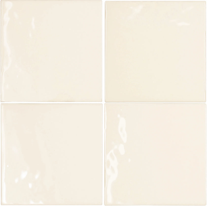 Carrelage Cevica Adobe 9,8x9,8 Hueso Brillo