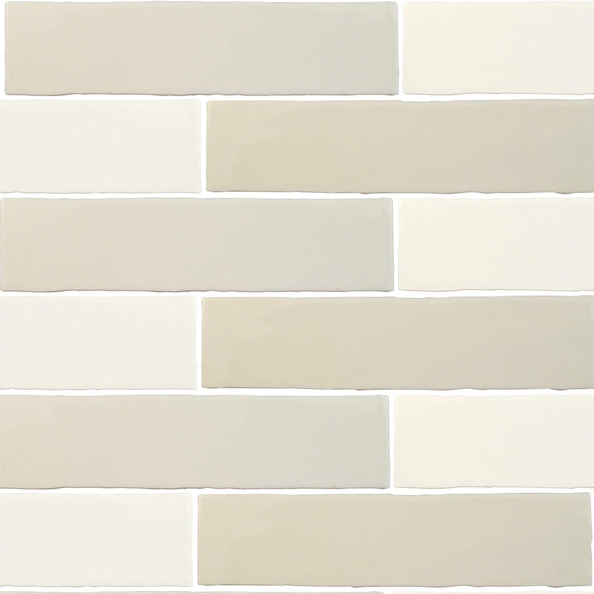 Carrelage Cevica Alaska 7,5x30 Alaska Cream Mix (3 Col.Craquele)