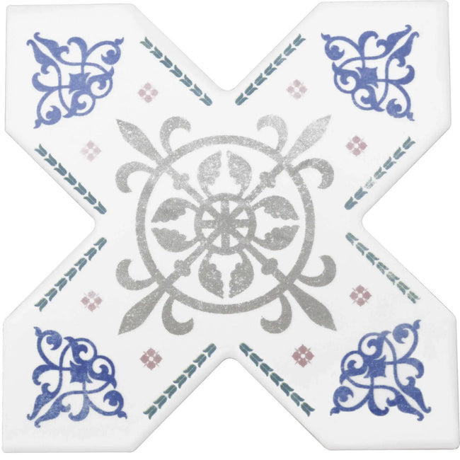 Carrelage Cevica Becolors 13,25x13,25 Dec. Arabesque